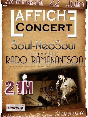 Concert Soul-Neo Soul avec Rado Ramanantsoa à Toamasina