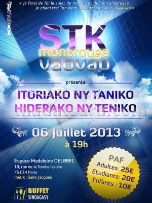 Concert STK Montrouge Vaovao à l'espace Madeleine Delbrel