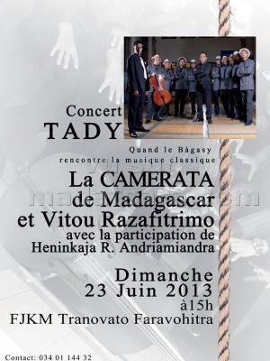 Quand le Bagasy rencontre la musique classique avec La CAMERATA de Madagascar et Vitou Razafitrimo.