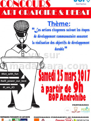 Concours art oratoire et débat - BOP Androhibe