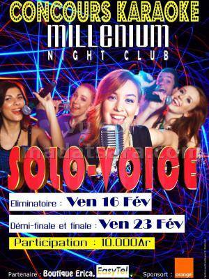 Concours karaoke Millenium Discothèque Ampanefena