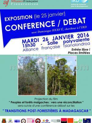 Conférence débat avec Dominique Hervé à l'Alliance Française de Fianarantsoa