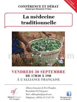 Conférence débat "La médecine traditionnelle" animé par Monsieur N'Aina - AF - Fort-Dauphin‍