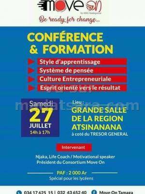 Conférence et formation Grande Salle Région Atsinanana
