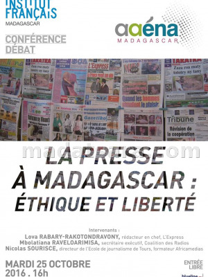 Conférence La Presse à Madagascar : éthique et liberté - IFM - Institut Français de Madagascar‍