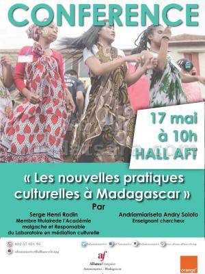 Conférence "Les nouvelles pratiques culturelles à Madagascar" AFT - Alliance Française d'Antananarivo‍