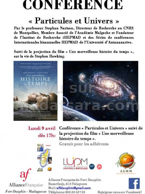 Conférence "particuliers et Univers" - AF - Fort-Dauphin‍