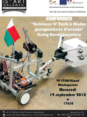 Conférence "Sciences & Tech à Mada: perspectives d'avenir" Andry Ravololonjatovo - Is'Art Galerie‍