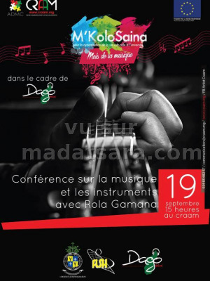Conférence sur la musique et les instruments avec Rola Gamana - Craam