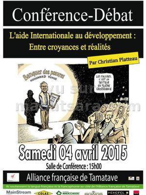 Conférence-débat L'aide internationale au développement : Entre croyances et réalités à l'Alli