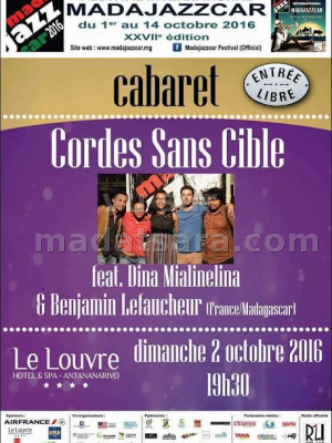 Cordes Sans Cible feat Dina Mialinelina‍ & Benjamin Lefaucheur - Louvre 313 Antaninarenina - Madajazzcar