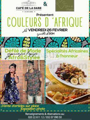 Couleurs d'Afrique au Café de la gare