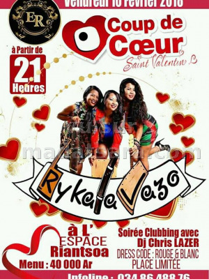 Coup de coeur Saint Valentin avec RyKala Vazo‍ - Espace Riantsoa Andrefan'Ambohijanahary‍