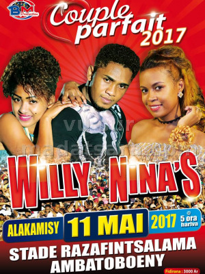 Couple parfait 2017 - Nina's‍ & Willy‍ - Stade Razafintsalama Ambato Boeny‍