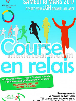 Course en relais - AF - Alliance Française de Toliara‍