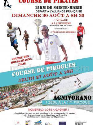 Courses de pirogues à Agnivorano Sainte-Marie