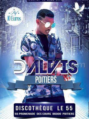 D'Alvi$ en concert à Poitiers au Discothèque Le 55