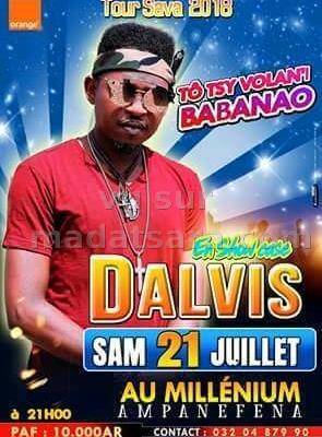 D'Alvis en show case Millenium Discothèque Ampanefena