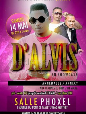 D'Alvis en showcase à la salle Phoxel Annemasse