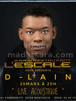 D-Lain‍ live acoustique - Bar restaurant L'Escale Bonifacio