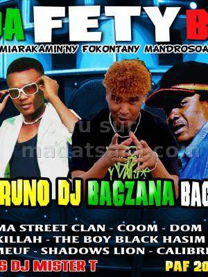 Da Fety Be miaraka amin'ny fokontany Mandrosoa : Kougar, Bruno DJ, Bagzana, Backom - Terrain de foot Tsarafara