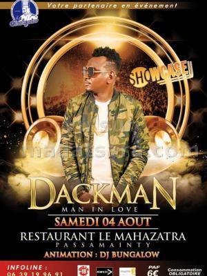 Dackman en show case Le Mahazatra Passamainty