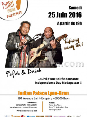 Dadah & Fafah - Tafaray samy Tia - Indian Palace Lyon-Bron