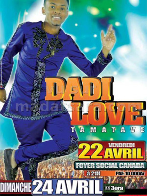 Dadi Love en concert au Gymnase Soavita Toamasina