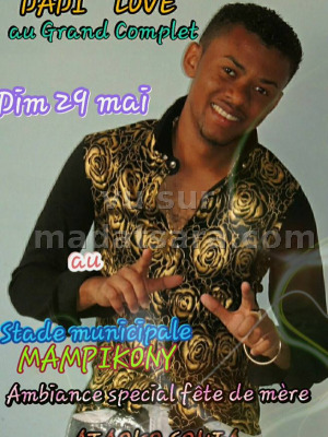 Dadi Love en concert au stade municipal Mampikony