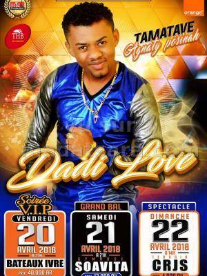 Dadi love en concert Bateau Ivre Toamasina - Gymnase CPJS Toamasina - Gymnase Soavita Toamasina