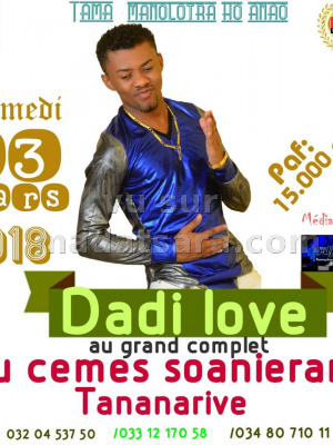 Dadi love‍ en concert CEMES Soanierana‍