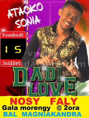 Dadi Love en concert Nosy Faly