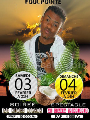 Dadi love‍ en show case à Foulpointe - Black Rivers Foulpointe Madagasikara‍