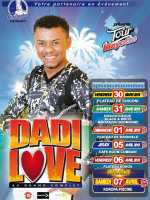 Dadi love‍ Mayotte tour - Chiconi Mayotte‍ , Plateau sportif de Bandrélé Mayotte‍ , Café Room Combani Mayotte‍ , Plage Sohoa Mayotte‍ Koropa Mamoudzou Mayotte‍