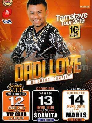 Dadi love tamatave tour 2019 Gymnase Soavita Toamasina - Lycée Stella Maris Tamatave - My Vip Karaoke Toamasina
