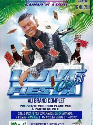 Dadi'Love au grand complet Europa Tour Love Fiesta Cholet à la Salle des fêtes Esplanade de la Grange Cholet