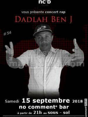 Dadlah Ben-J en concert No Comment Bar Isoraka