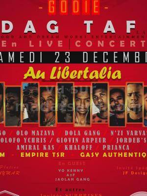 Dag Taf en live concert libertalia Diégo-Suarez