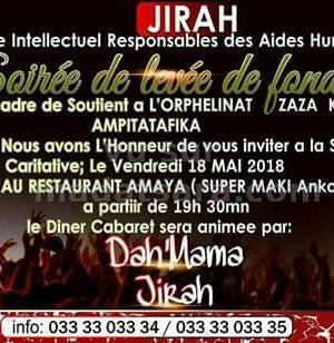 Dah'Mama & Jirah soirée de levée de fonds Restaurant Amaya Ankadifotsy