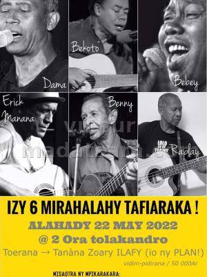 Dama, Bekoto, Erick manana, Bebey, Benny, raplay izy 6 mirahalahy tafiaraka Tanana Zoari