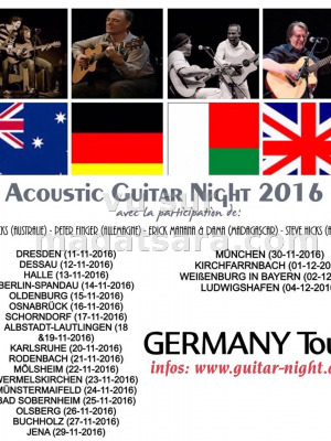 Dama & Erick Manana participent au Acoustic Guitar Night 2016 - Germany Tour - Albstadt-Lautlingen
