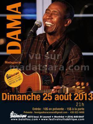Dama en concert au Balattou Montréal
Quelques vidéos de Dama
[videos artiste=mahaleo]