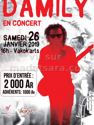 Damily‍ en concert Vakok'Arts Trano Toliary‍