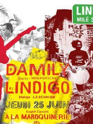 Damily en concert à la Maroquinerie Paris 20e avec Lindigo (la Réunion)