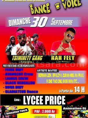 Dance voice Rah Fely & Tsy Mihety Gang Lycée Price Toamasina