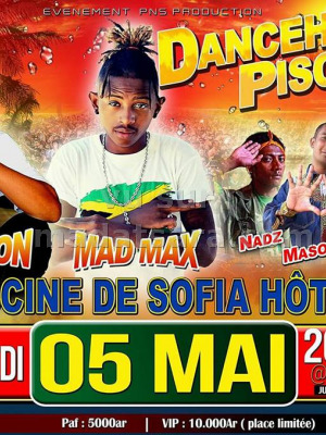 Dancehall piscine party - Sofia Hotel avec Basta Lion‍ , Madmax‍ , Nadz‍ , Masotana‍ & Ali Fayaz‍