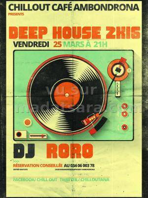 Deep House 2016 au Chillout Café Ambondrona