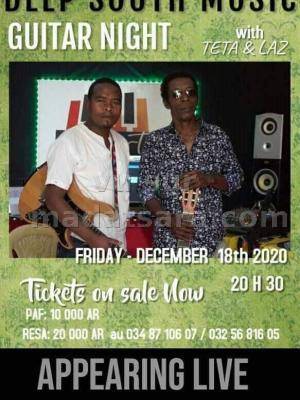 Deep south music guitar night Teta & Laz Planeta Kolotoraly Tanambao Toliary