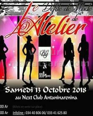 Défilé de mode de l'atelier Next Club Antaninarenina