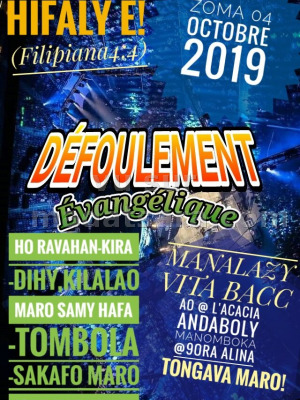 Défoulement évangélique - manalazy vita bacc - Acacia Andaboly